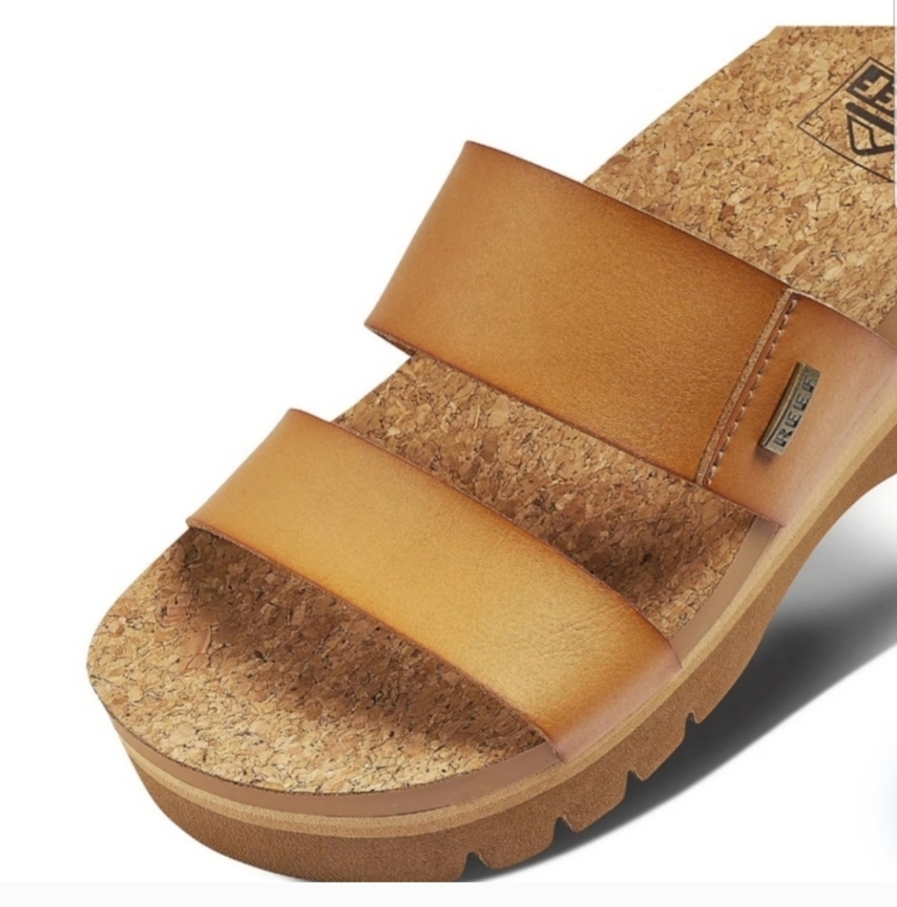 🔥NEW! Reef Women's Cushion Vista Higher Slides sz 9 NWT Price Firm - Picture 6 of 13